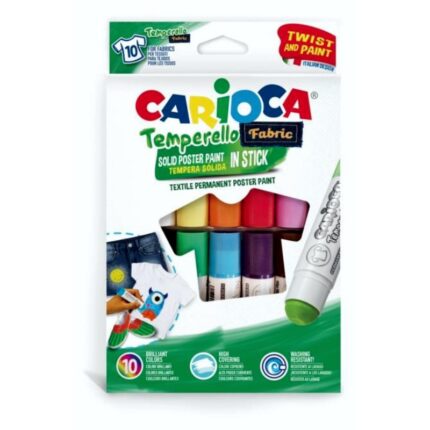 ΜΑΡΚΑΔΟΡΟΙ CARIOCA TEMPERELLO FABRIC 10 χρωμ.