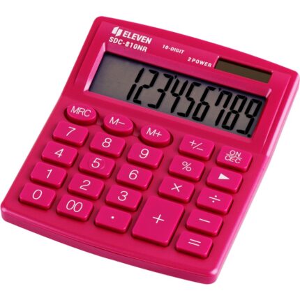 ΚΟΜΠΙΟΥΤΕΡ ELEVEN SDC 810-NRPK (10 ψηφία) ΡΟΖ 124x102x25mm