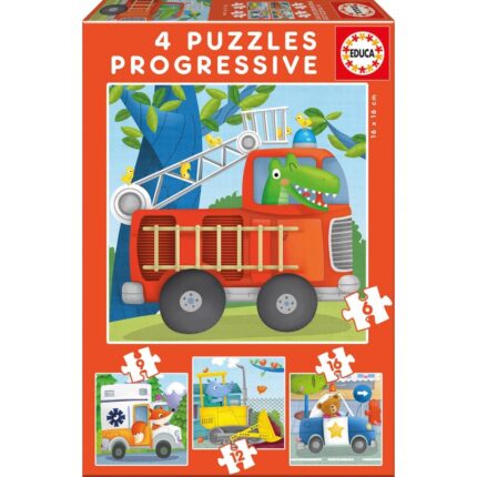 PUZZLE EDUCA ΠΑΙΔΙΚΑ (6-9-12-16 τεμ.) PROGRESSIVE Patrol