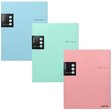 ΒΙΒΛΙΑ ΖΕΛΑΤΙΝΑΣ (ΣΟΥΠΛ) OPTIMA PASTEL A4 20φ.