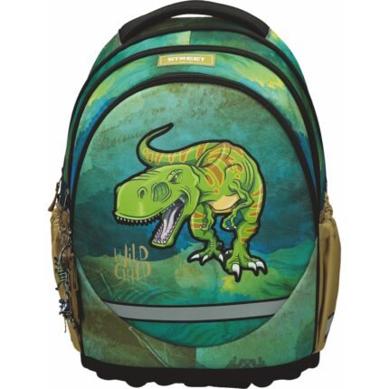 ΤΣΑΝΤΑ ΣΧΟΛΙΚΗ STREET DINOSAUR 31x16x43cm (με εργονομική πλάτη air system και σκληρό πάτο)