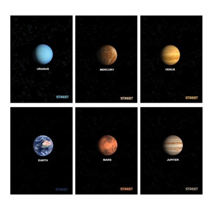 ΤΕΤΡΑΔΙΑ ΡΙΓΕ STREET PLANETS A4 54φυλ. (80gr)
