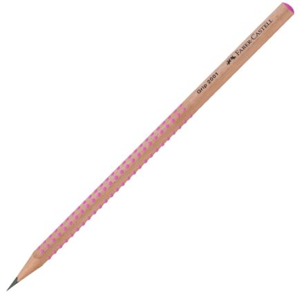 ΜΟΛΥΒΙΑ FABER CASTELL GRIP ΣΚΕΤΑ ΟΙΚΟΛΟΓΙΚΑ ΡΟΖ GRIP