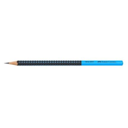 ΜΟΛΥΒΙΑ FABER CASTELL GRIP ΣΚΕΤΑ ΔΙΧΡΩΜΑ ΜΑΥΡΟ/ΜΠΛΕ