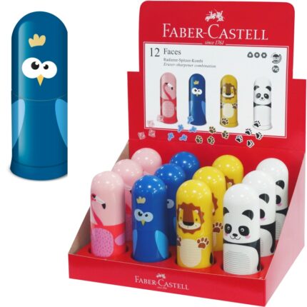 ΞΥΣΤΡΕΣ FABER CASTELL ΖΩΑΚΙΑ ΜΕ ΓΟΜΑ