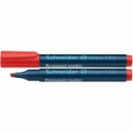ΜΑΡΚΑΔΟΡΟΙ SCHNEIDER PERMANENT MAXX 133 ΠΛΑΚΕ ΜΥΤΗ 1+4mm ΚΟΚΚΙΝΟ