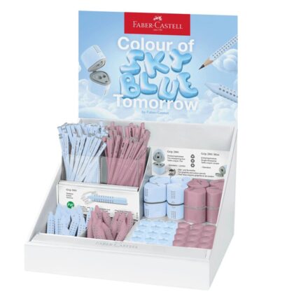 ΜΟΛΥΒΙΑ FABER CASTELL GRIP FAMILY ΣΙΕΛ/ΡΟΖΕ 182τεμ.