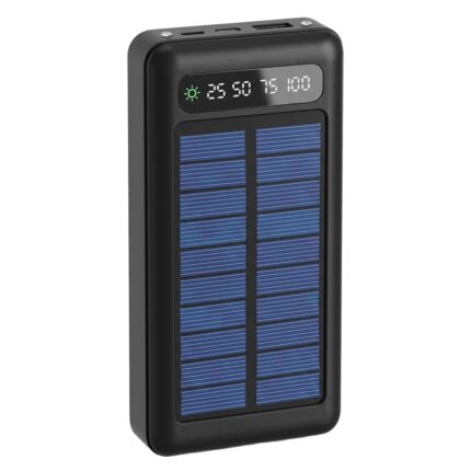 POWER BANK SETTY SOLAR 20000 mAh  SLR-120 BLACK